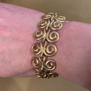 Vintage Erwin Pearl Matte Gold Bracelet